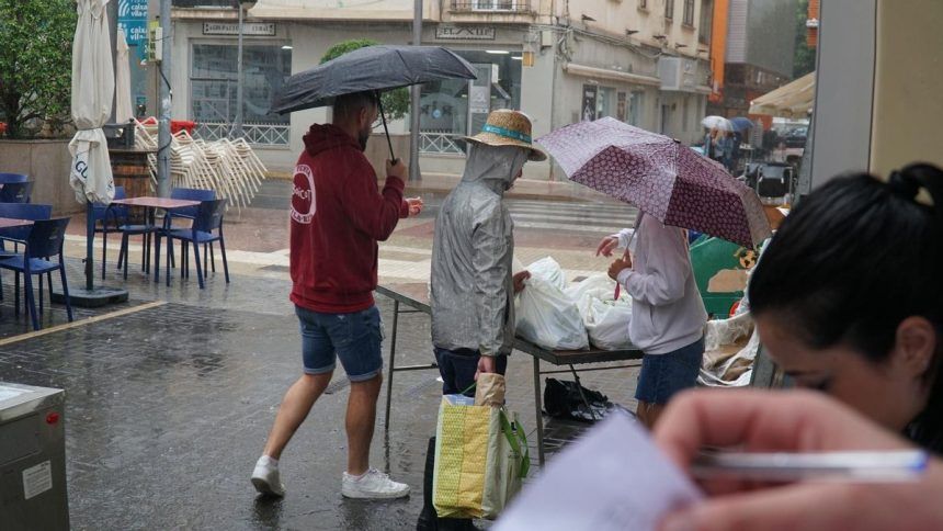 Lluvias en las fiestas de Vila-real