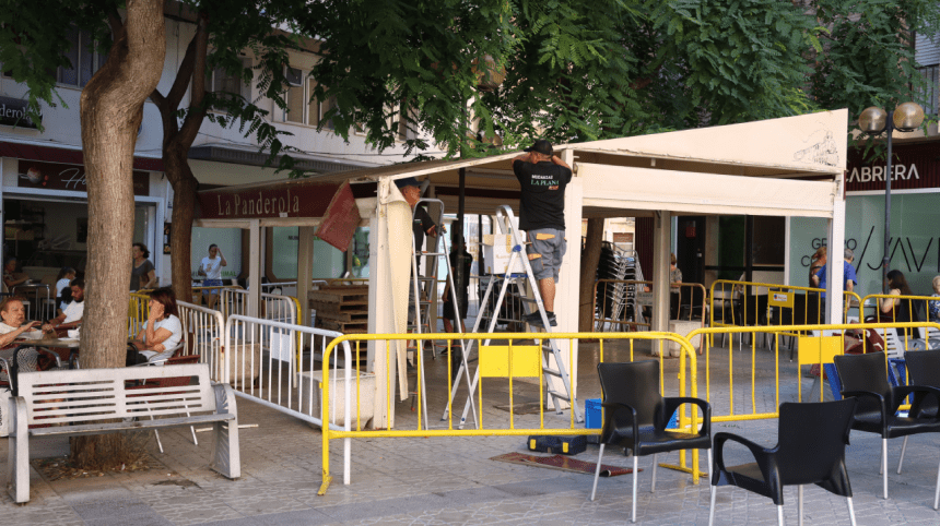 Onda inicia el desmontaje de la plaza España para transformarla por tres millones de euros