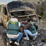 Roban un coche en Almassora y aparece totalmente calcinado