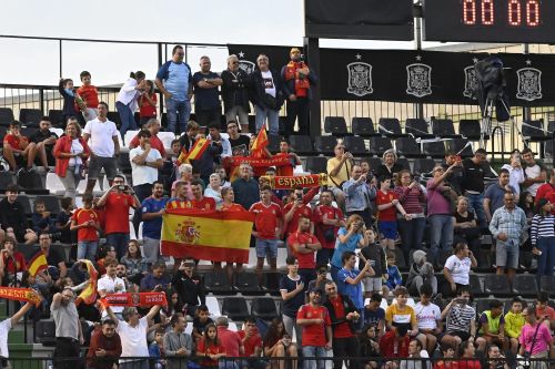 La selección española sub-21 en el SkyFi Castalia