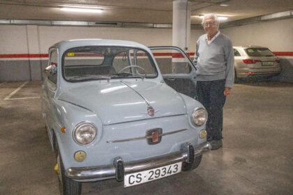 Ernesto Boixader, propietari del Seaat 600 més antic en actiu a Vila-real