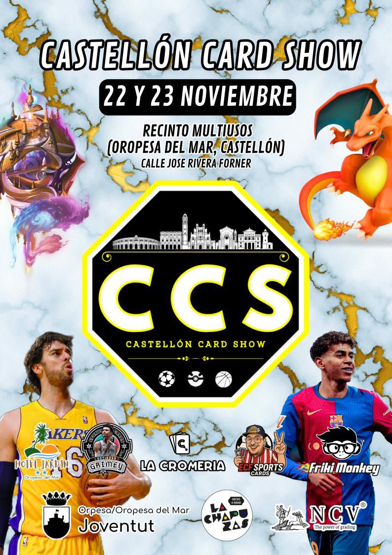 Castellón Card Show llega a Oropesa del Mar