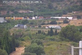 Accidente en la AP-7 en Castellón
