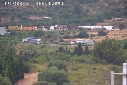 Accidente en la AP-7 en Castellón
