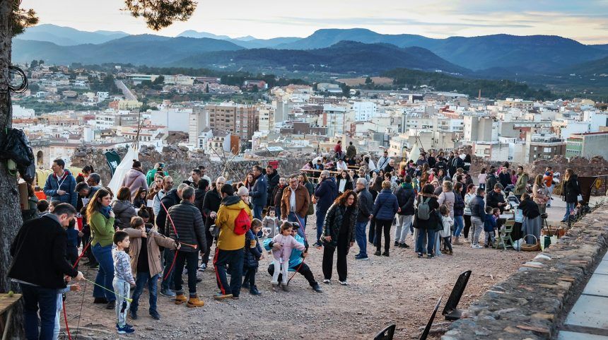 Campamento de los Reyes Magos en el castillo de Onda