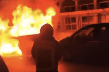 Incendio en las fiestas de Vila-real