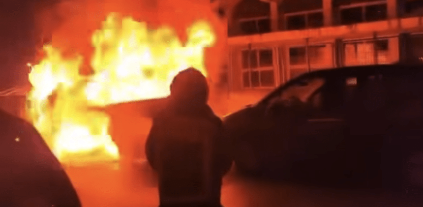 Incendio en las fiestas de Vila-real