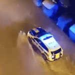 Persona atrapada en su vehículo por el agua en Benicarló