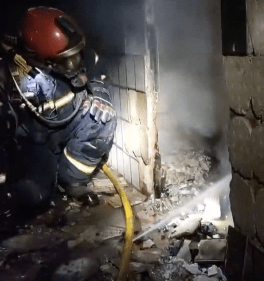 Incendio de la vivienda de Onda