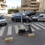 Obras Burriana calle Isaac Peral y Camí fondo