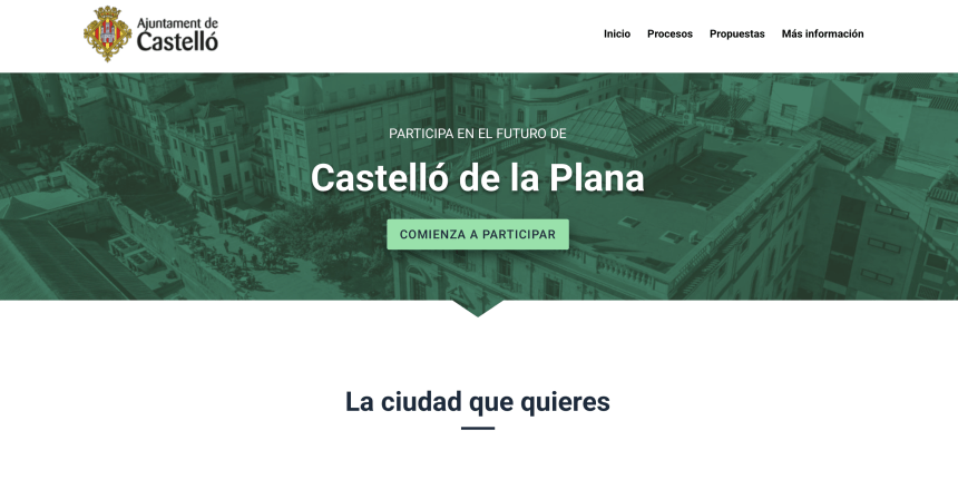 Participación ciudadana en los presupuestos Castellón