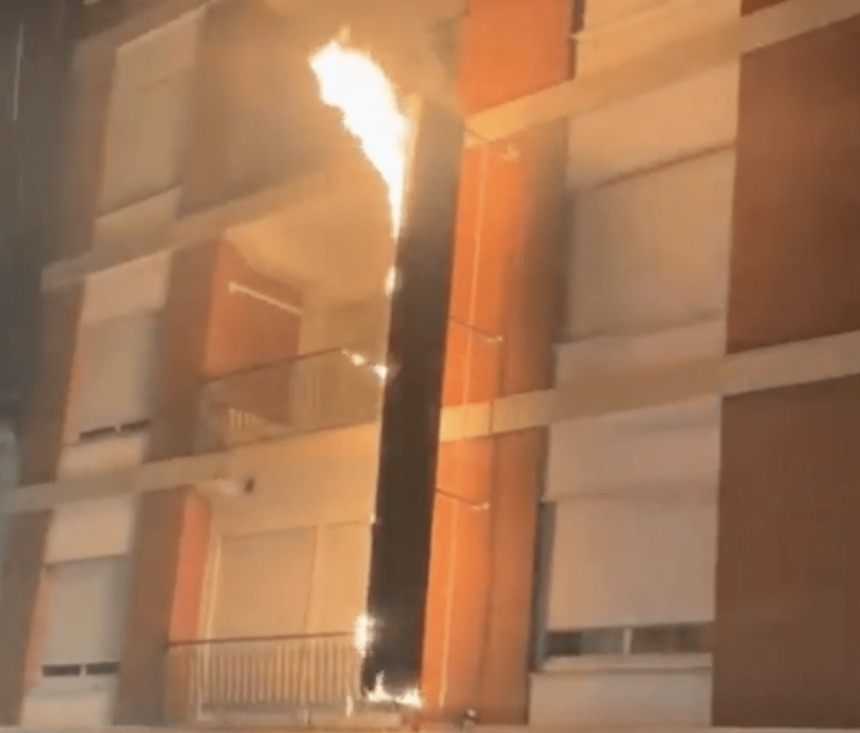 Incendio de Burriana