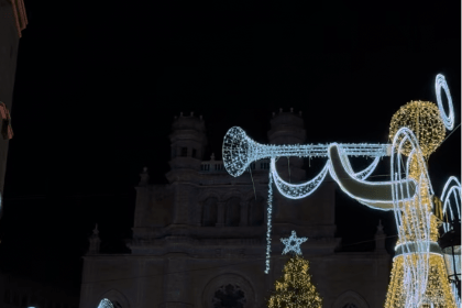 Luces navideñas y videomapping Castellón