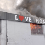 Incendio empresa de muebles I Love Home en La Vall d'Uixó