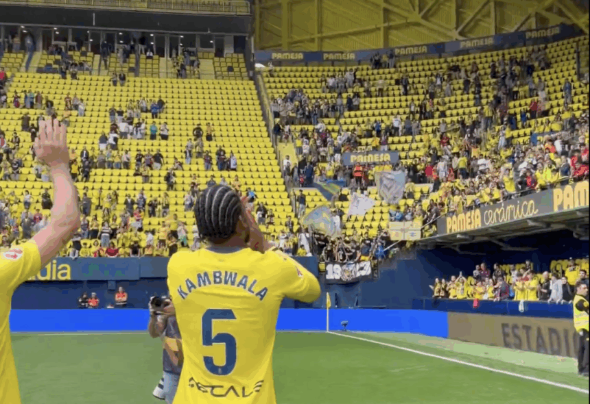 Falta de animación en el Estadio de la Cerámica