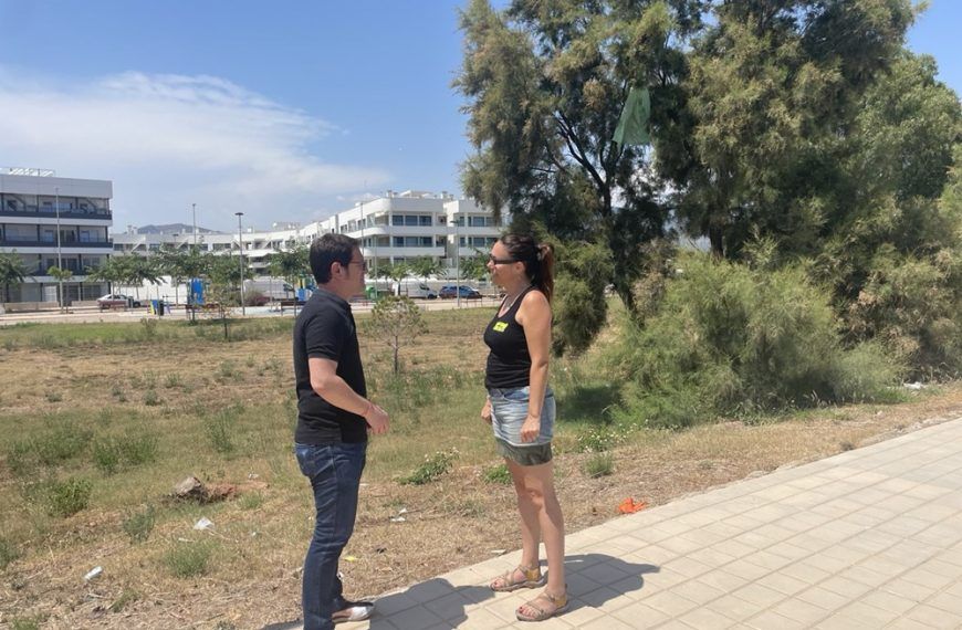 Compromís demana conservar la zona verda en Ferrandis Salvador davant la preocupació veïnal que es convertisca en un pàrquing