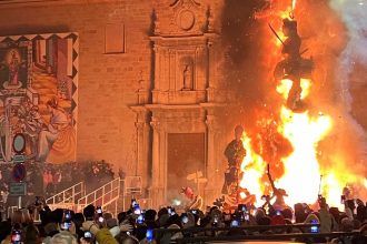 Horario de la cremà de las fallas de Burriana 2026