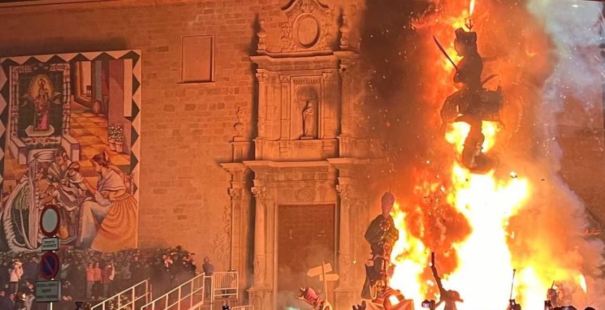Horario y orden de la Cremà falles Burriana
