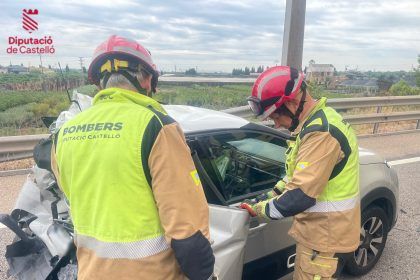 Accidente de tráfico en la A-7 de Nules