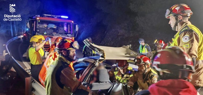 Accidente entre l’Alcora y Figueroles