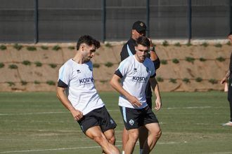Entrenamiento para el partido de Copa del Rey Atlético Antoniano - CD Castellón