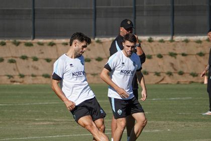 Entrenamiento para el partido de Copa del Rey Atlético Antoniano - CD Castellón