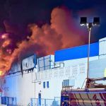 Incendio industrial en Almassora
