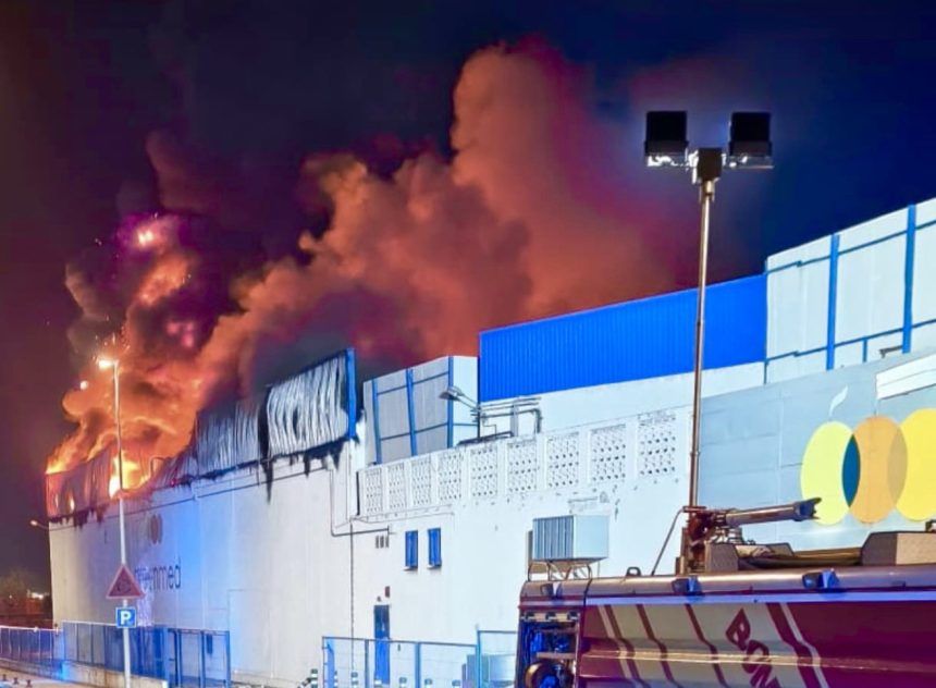 Incendio industrial en Almassora