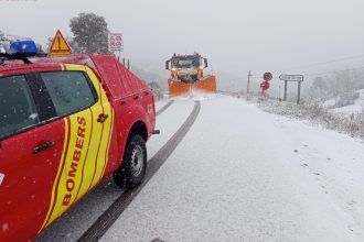 Nieve en la provincia de Castellón