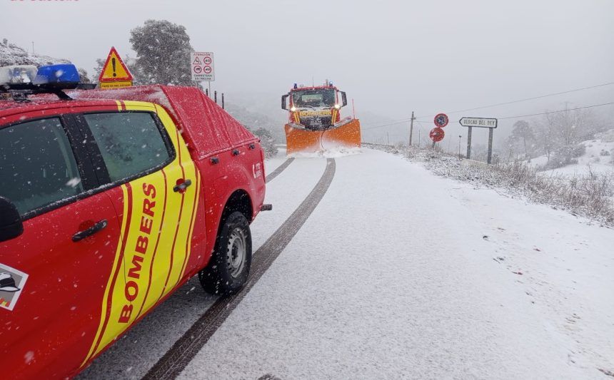 Nieve en la provincia de Castellón