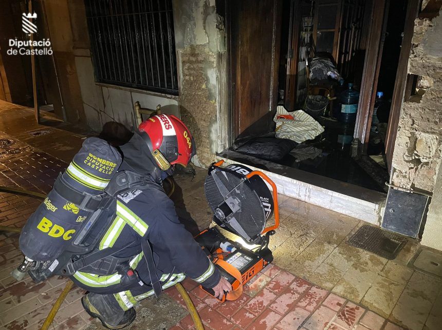 Incendios en Burriana y Nules