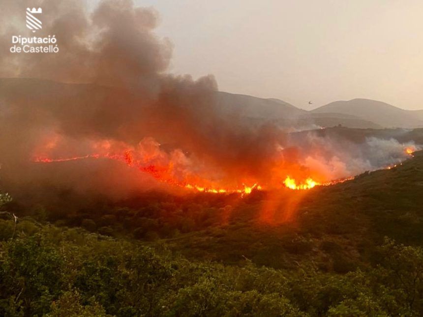 Incendios provincia de Castellón