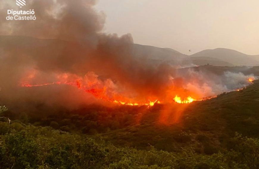 Incendios provincia de Castellón