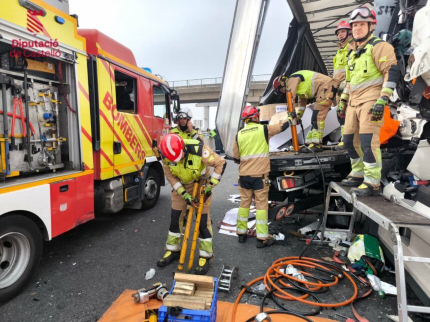 Accidente AP-7 Moncofa