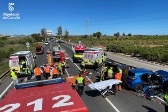 Accidente en la N-320 de Vila-real