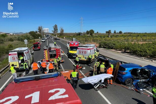 Accidente en la N-320 de Vila-real