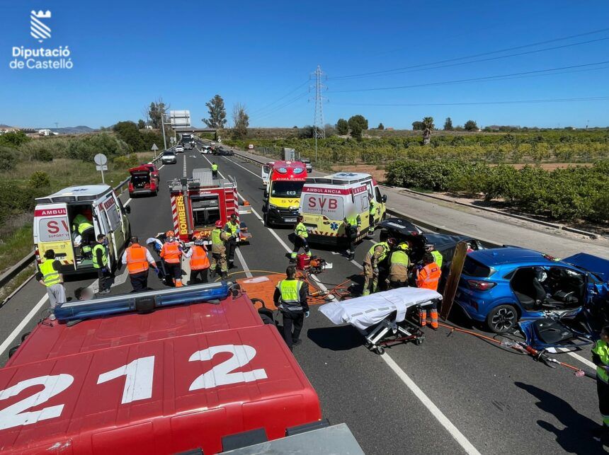 Accidente en la N-320 de Vila-real