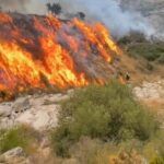 El incendio de Tírig se complica