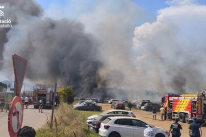 Incendio en Peñíscola