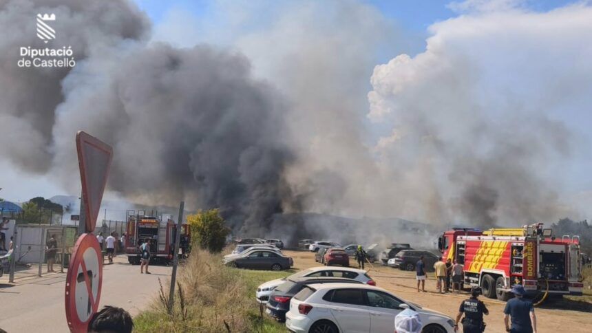 Incendio en Peñíscola