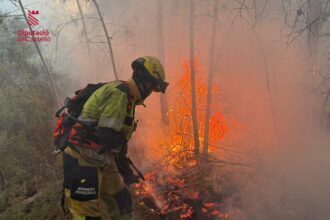 Incendio en Alcudia de Veo