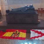 Sant Pasqual con banderas franquistas