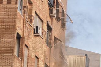 Incendio en un piso en Vila-real