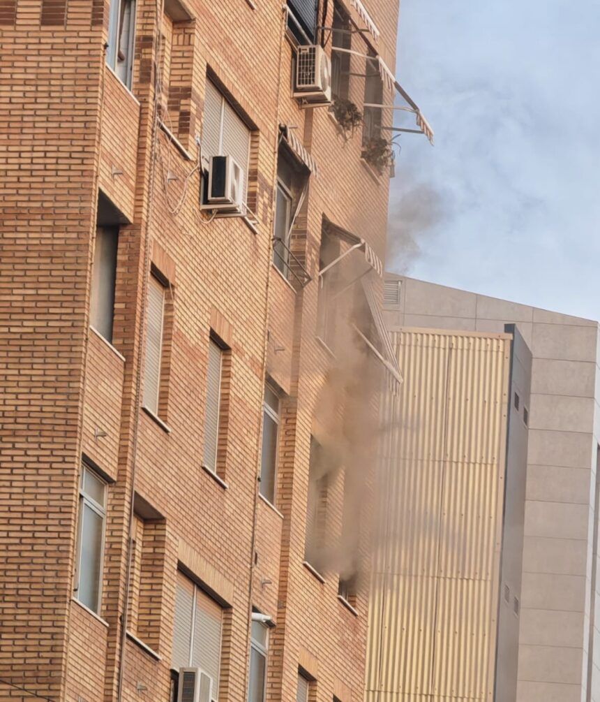 Incendio en un piso en Vila-real