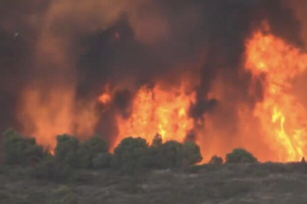 Incendio Vall d'Uixó