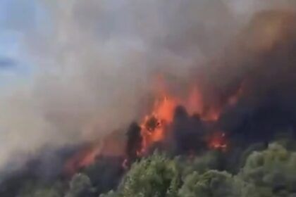 El incendio de la Vall d'Uixó llega a Artana