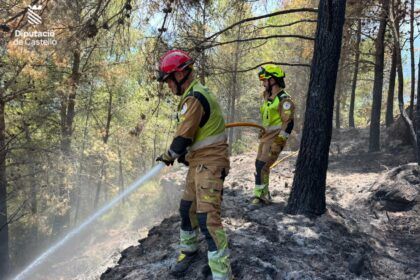 Incendio de la Vall d'Uixó queda estabilizado