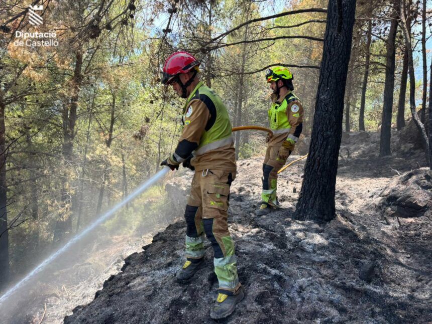 Incendio de la Vall d'Uixó queda estabilizado