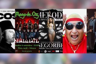Carteles de conciertos de este fin de semana en la provincia de Castellón