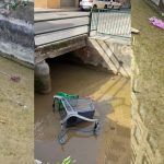 La acequia de Vila-real llena de basura